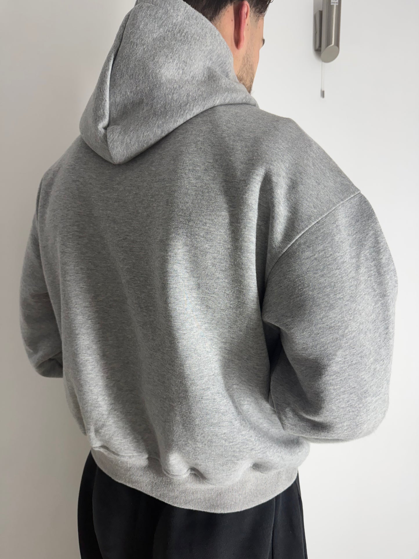 Basic Logo Hoodie Grey