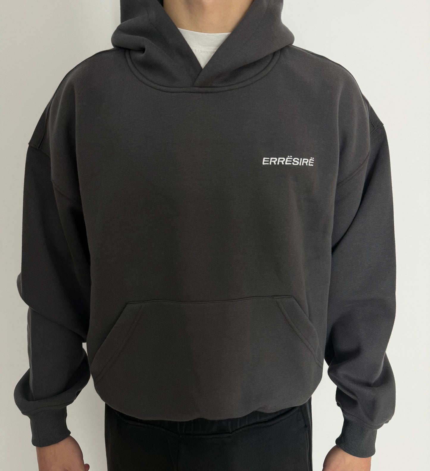 Basic Logo Hoodie Darkgrey