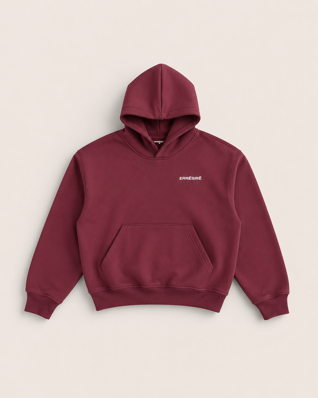 HOODIE WINERED