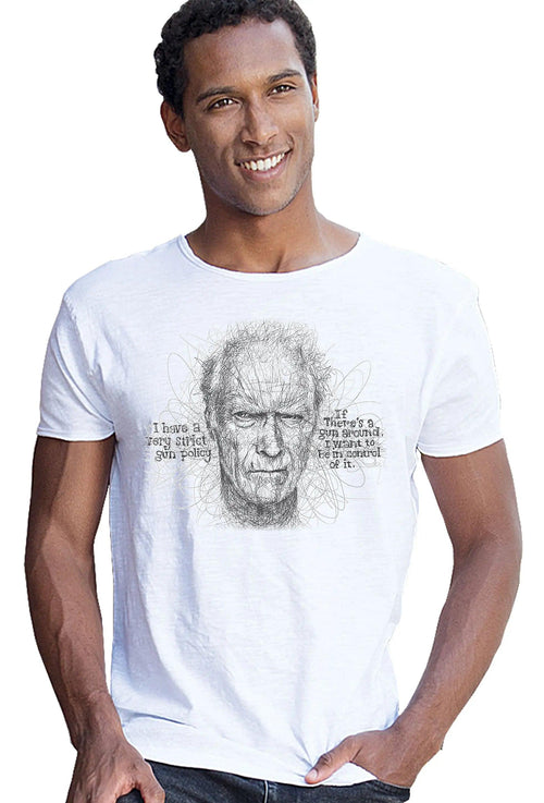 Clint Eastwood Art. Color 18-26 Uomo Fashion 100% Cotone Fiammato-0